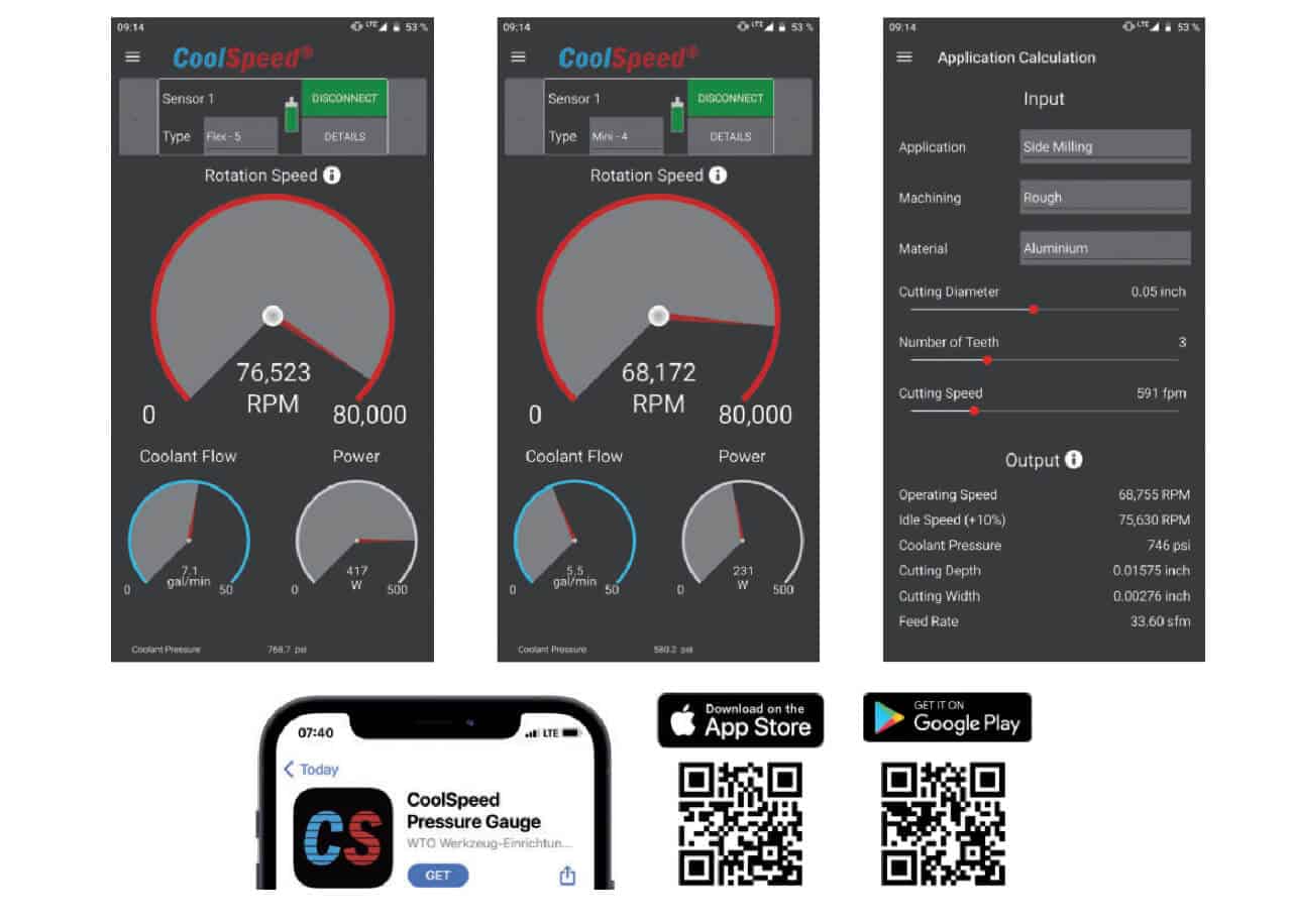 CoolSpeed Pressure Gauge app