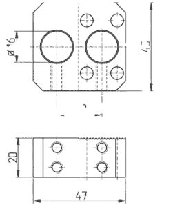Double and Triple Holders for Collet Holders ER 11. ER16