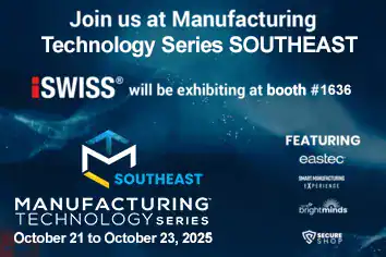 Manufacturing Technology Series Southeast 2025 event details.