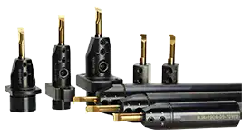 Precision CNC cutting tools with carbide inserts