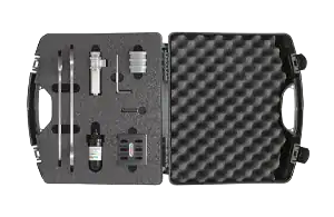 Foam-padded tool case with organized compartments